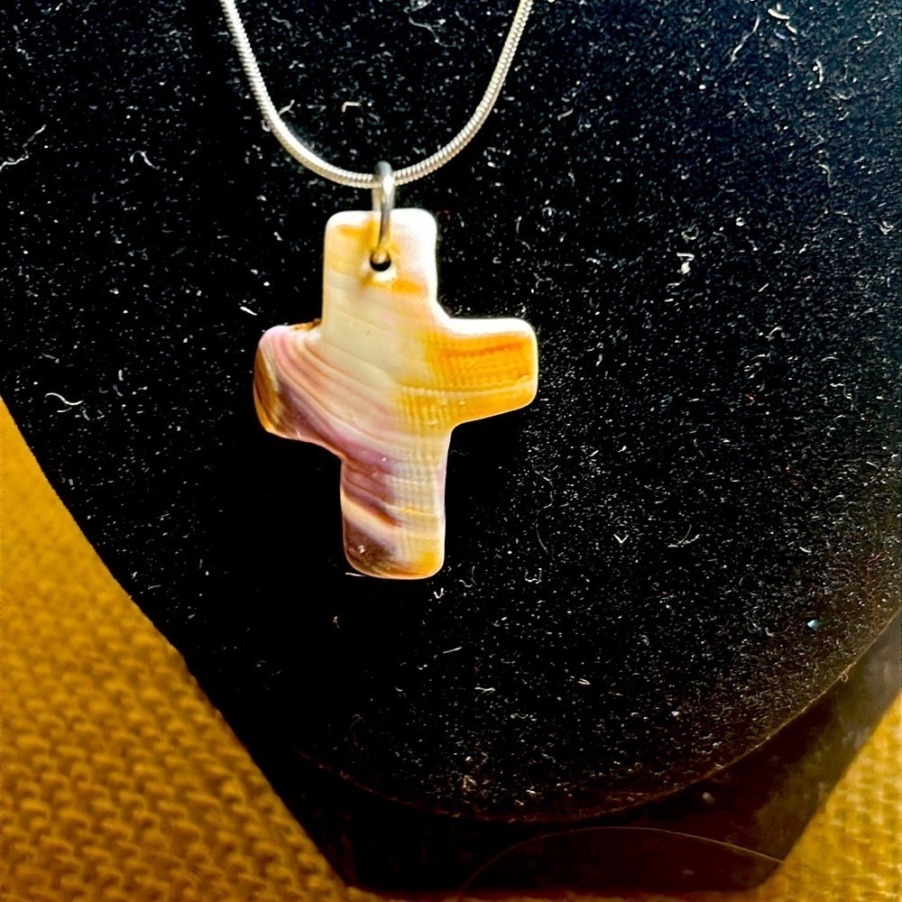 Shell 🐚 Cross Necklace